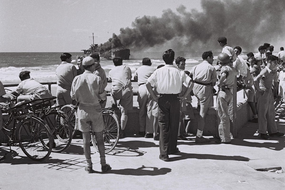 Israel found the wreck of the Altalena ship from 1948. Its own army set it on fire, and the dispute over it has revived before the election